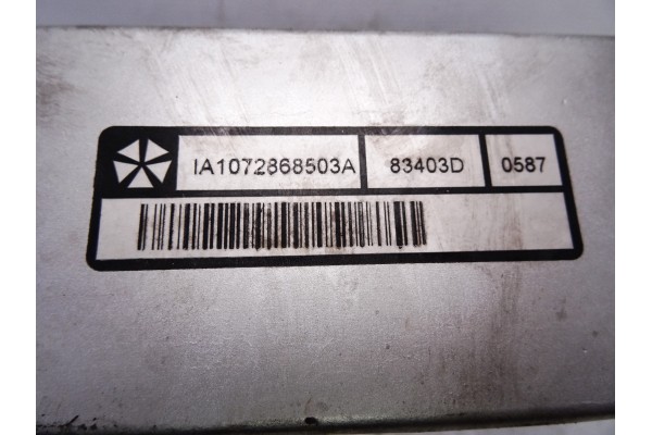 Intercooler, Chrysler Voyager (Rg) 2.5 CRD Executive 2007, 83403D
