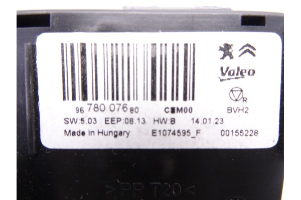 Módulo electrónico, Peugeot 308 Access 2014, 9678007680