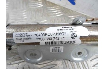 Airbag cortina delantero derecho, Volkswagen Touareg (7LA) Tdi V6 2006, 7L6880742F