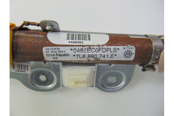Airbag cortina delantero izquierdo, Volkswagen Touareg (7LA) Tdi V6 2004, 7L6880741E