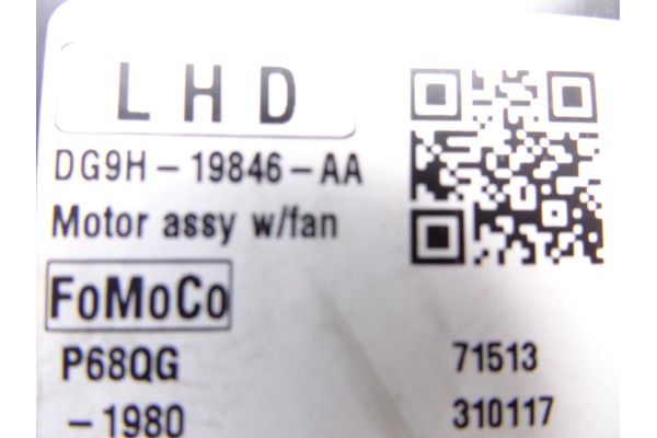 Motor calefaccion, Ford S-max (Cdr) Trend 2017, DG9H19846AA