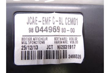 Pantalla multifuncion, Peugeot 308 Access 2014, 9804496980