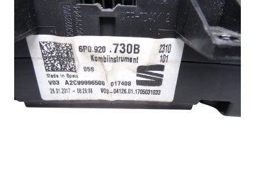 Cuadro instrumentos, Seat Ibiza (6P1) Reference 2017, 6P0920730B
