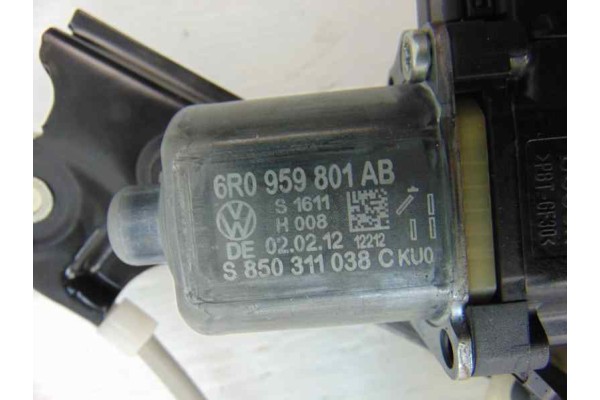 6R0959801AB  ELEVALUNAS DELANTERO IZQUIERDO VOLKSWAGEN POLO V (6R1) Advance 2012 6R0959801AB 188423 VOLKSWAGEN - 5