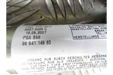 Airbag cortina delantero derecho, Citroen Grand C4 Picasso Exclusive 2008, 9654114980