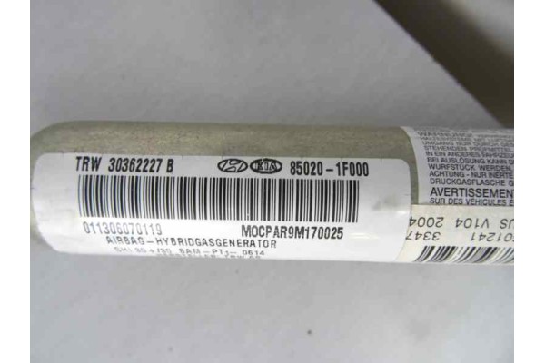 Airbag cortina delantero derecho, Kia Sportage (Km) Ex 2004, 85020-1F000
