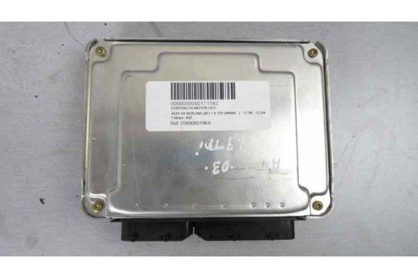 Centralita motor uce, Audi A4 Berlina (8E) 1.9 TDI (96kW) 2003, 038906019KA