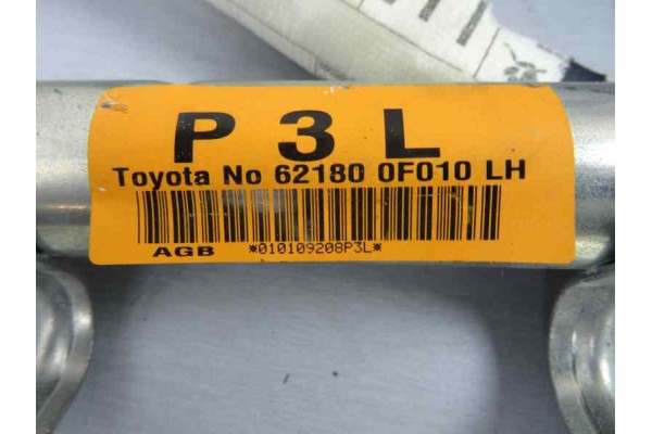 Airbag cortina delantero izquierdo, Toyota Corolla Verso (R1) 2.2 D-4D Sol 2008, 62180 0F010
