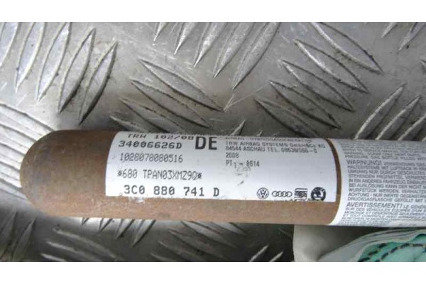 Airbag cortina delantero izquierdo, 3C0880741D