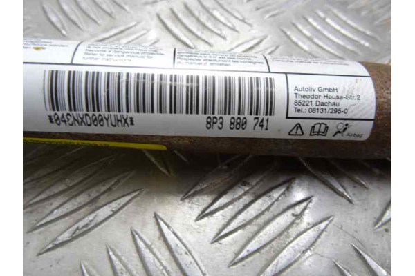Airbag cortina delantero izquierdo, Audi A3 (8P1) 2.0 TDI Ambiente 2003, 8P3880741