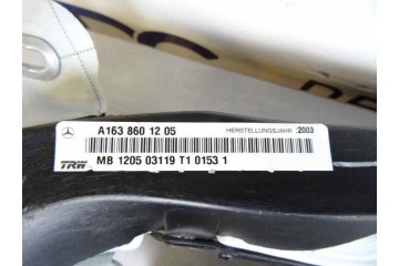 Airbag cortina delantero derecho, Mercedes-benz Clase Ml (Bm 163) 270 Cdi (163.113) 2003, A1638601205