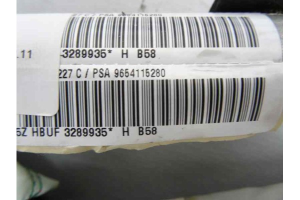 Airbag cortina delantero izquierdo, Citroen Grand C4 Picasso Exclusive 2008, 9654115280