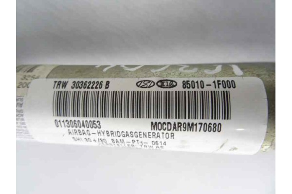 Airbag cortina delantero izquierdo, Kia Sportage (Km) Ex 2004, 85010-1F000