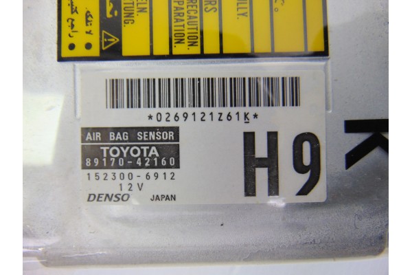 89170-42160  CENTRALITA AIRBAG TOYOTA RAV4 (A2) 2.0 D-4D Sol 4X4 (2003) 2004 89170-42160 188593 TOYOTA - 3