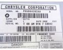 Sistema audio / radio cd, Dodge Caliber (Pm) S 2007, P05064362AA