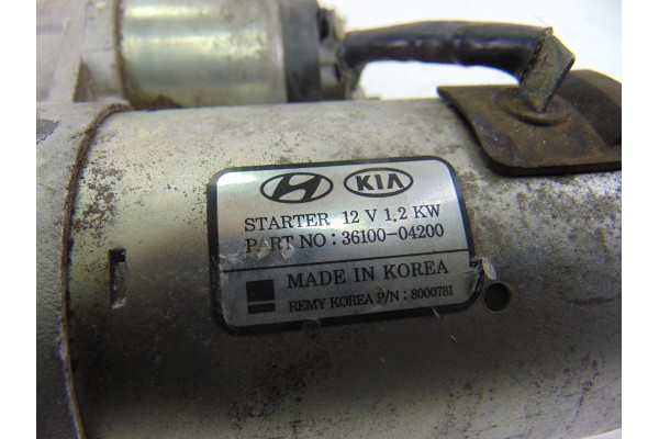 Motor arranque, Kia Rio (Yb) Business 2017, 36100-04200