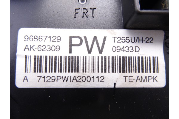 Caja reles / fusibles, Chevrolet Aveo Berlina Lt 2010, 96867129