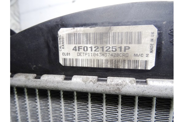 Radiador agua, Audi A6 Allroad Quattro (4FH) 2.7 TDI Quattro 2008, 4F0121251P