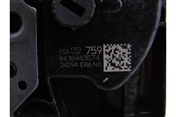 Cerradura puerta trasera izquierda, Peugeot 508 GT Line 2018, 132759