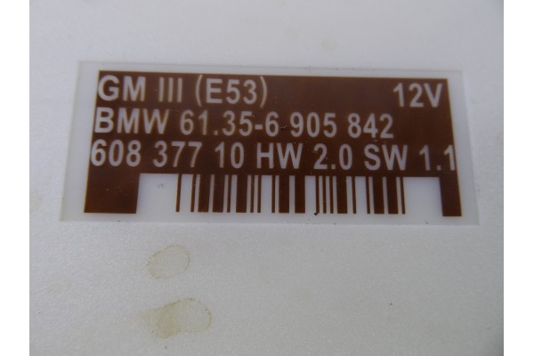 Módulo electrónico, Bmw Serie X5 (E53) 3.0i 2000, 6905842