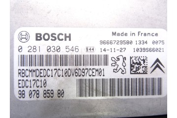 Centralita motor uce, Citroen Berlingo Combi X 2015, 9807885980