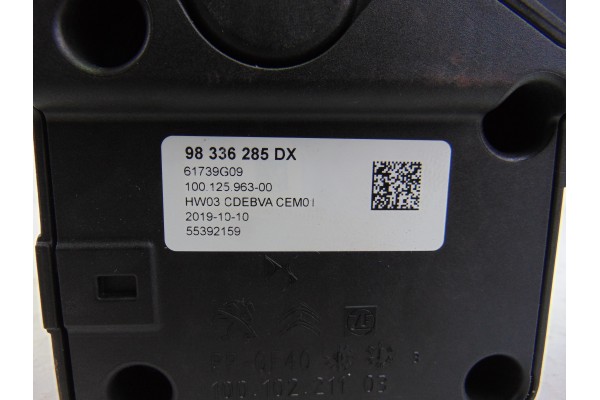 Palanca cambio, Peugeot 508 GT Line 2018, 98336285DX