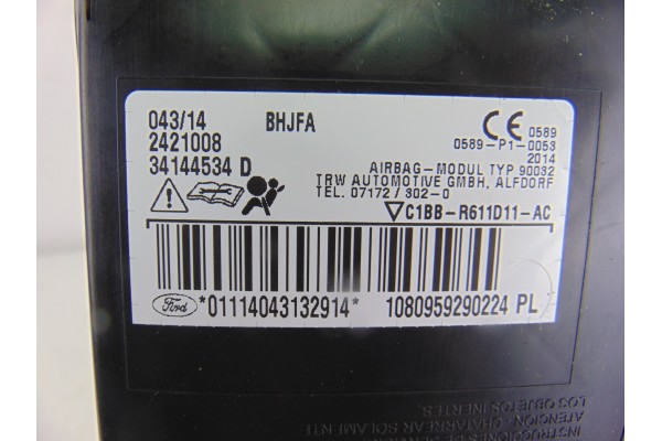 Airbag lateral izquierdo, Ford Fiesta (Cnn) Trend 2014, C1BBR611D11AC