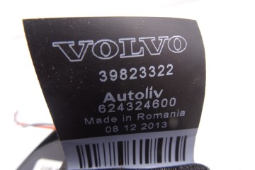 Cinturon seguridad trasero izquierdo, Volvo V60 Familiar Summum 2014, 39823322