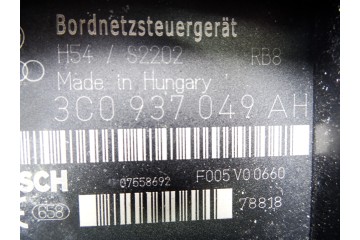 3C0937049AH CAJA RELES / FUSIBLES VOLKSWAGEN GOLF PLUS V (5M1) Highline 2008 3C0937049AH 211695 VOLKSWAGEN - 2