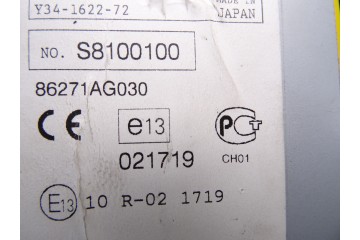 Sistema navegacion gps, Subaru Legacy Combi/ Outback (B13/BP) 2.5 Sw 2005, 86271AG030