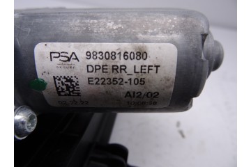 Elevalunas trasero izquierdo, Peugeot 308 (P5) Active Pack 2022, 9830816080