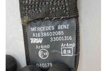 A1638602085 CINTURON SEGURIDAD TRASERO DERECHO MERCEDES-BENZ CLASE ML (BM 163)