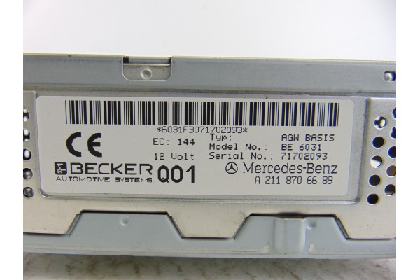 Módulo electrónico, Mercedes-benz Clase e (Bm 211) Berlina E 320 Cdi (211.022) 2007, A2118706689