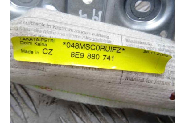 8E9880741 AIRBAG CORTINA DELANTERO IZQUIERDO AUDI A4 AVANT (8E) 2.0 TDI 2005 8E9880741 167170 AUDI - 1