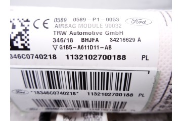 Airbag lateral izquierdo, Ford Ka+ (Cdu) Ultimate 2019, G1B5A611D11AB