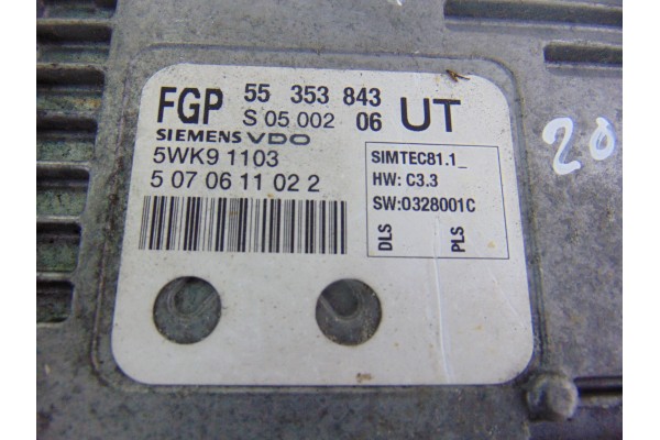 Centralita motor uce, Opel Zafira B Cosmo 2005, 55353843
