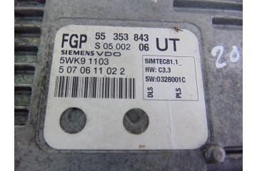Centralita motor uce, Opel Zafira B Cosmo 2005, 55353843