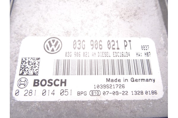 Centralita motor uce, Volkswagen Golf Plus V (5M1) Highline 2008, 03G906021PT