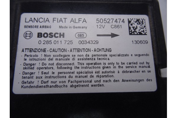 Centralita airbag, Alfa Romeo Giulietta (191) Distinctive 2013, 50527474