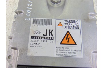 Centralita motor uce, Subaru Legacy Berlina (B13/BL) 2.0 D Classic 2008, 22611AN042