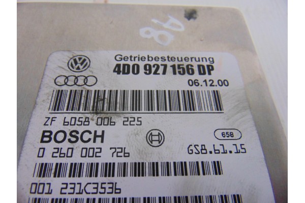 Centralita cambio automatico, Audi A8 (D2) 2.5 TDI Quattro 2001, 4D0927156DP