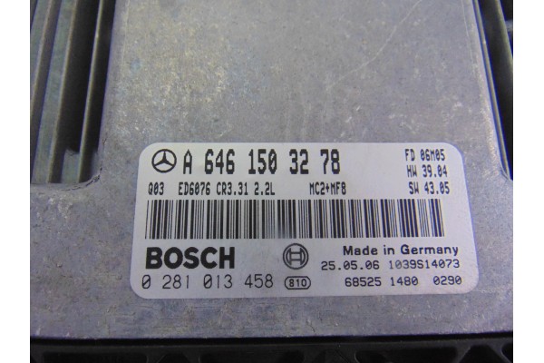 Centralita motor uce, Mercedes-benz Vito Basic-kombi (639) 111 CDI Largo (639.603) 2006, A6461503278