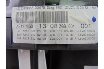 Cuadro instrumentos, Mercedes-benz Clase e (Bm 212) Lim. 220 CDI BlueEfficiency (212.002) 2011, A2129001308
