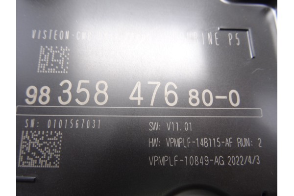Cuadro instrumentos, Peugeot 308 (P5) Active Pack 2022, 9835847680