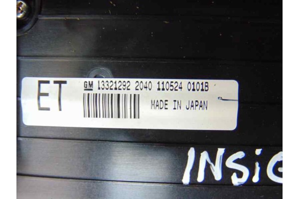 13321292 SISTEMA AUDIO / RADIO CD OPEL INSIGNIA BERLINA Cosmo 2011 13321292 187035 OPEL - 3