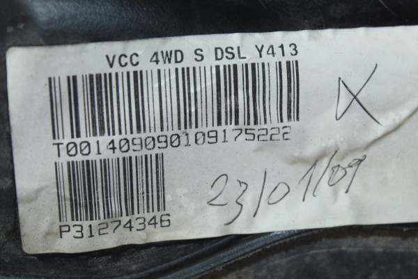 Deposito combustible, Volvo XC60 Kinetic AWD 2009, 31274346