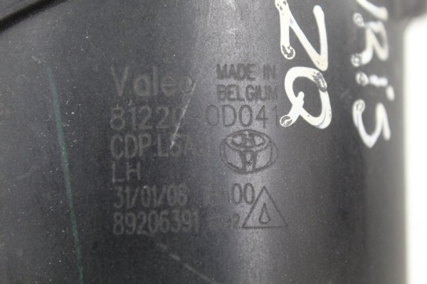 Faro antiniebla izquierdo, Toyota Auris (E15) Luna 2008, 81220-0D041