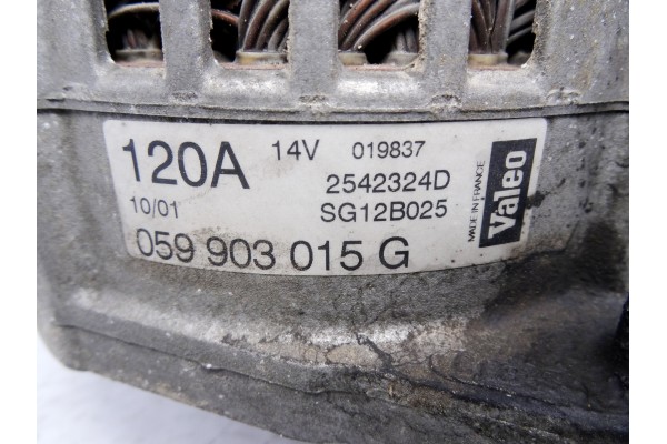 Alternador, Audi A6 Berlina (4B2) 2.5 Tdi 2001, 059903015G