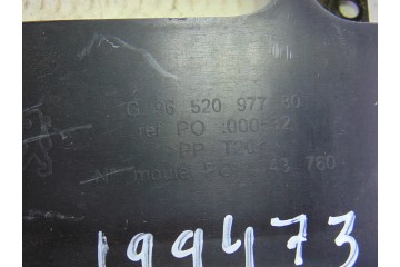 Molduras traseras, Peugeot 407 Coupé Pack 2006, 9652097780
