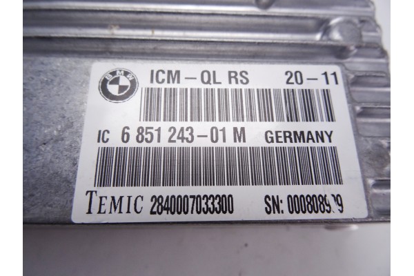 Módulo electrónico, Bmw Serie 7 (F01/F02) 740d xDrive 2011, 6851243